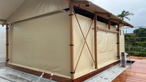 Custom Safari Tent For Singapore Zoo