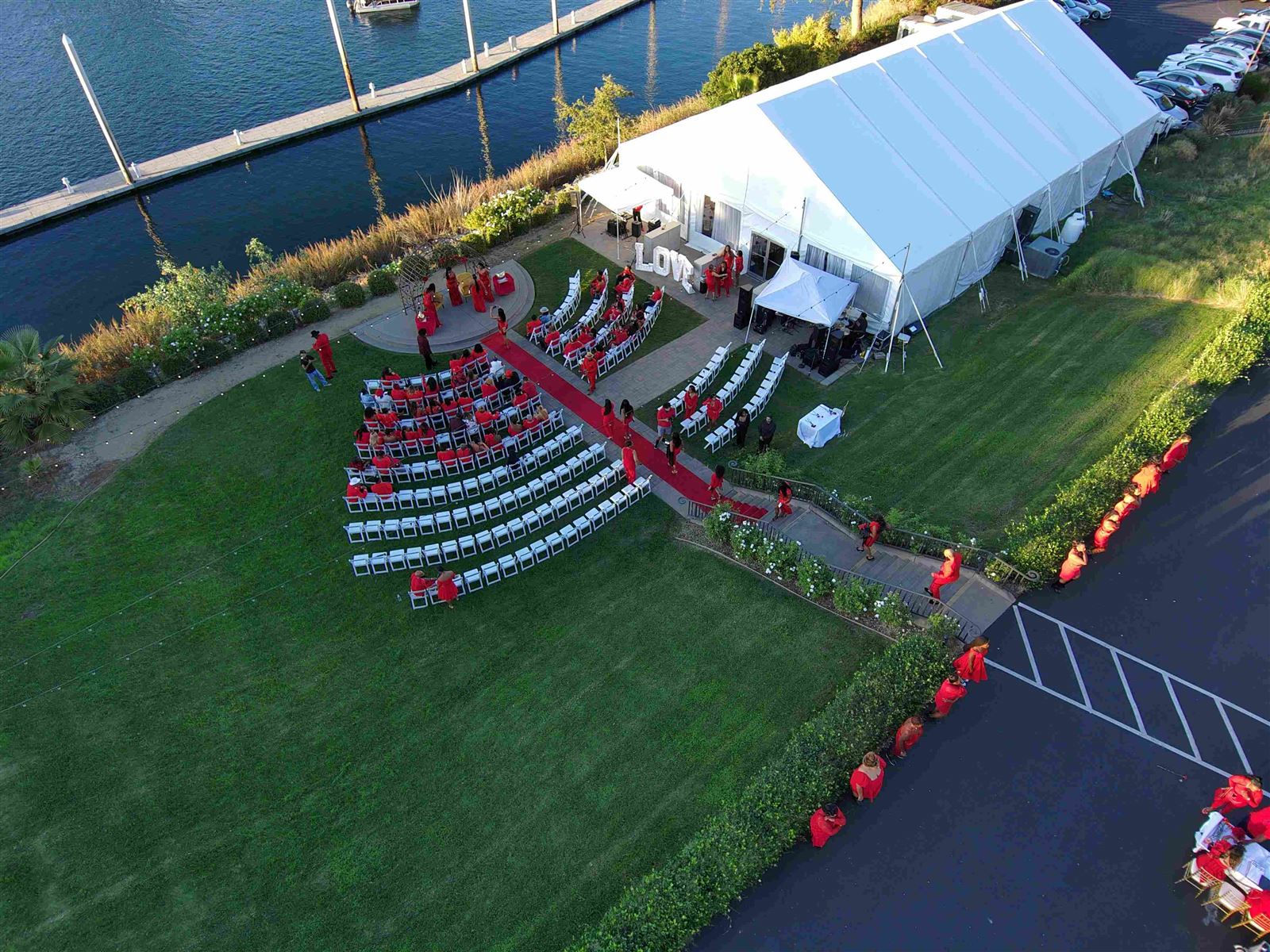 Party Tent for wedding event
